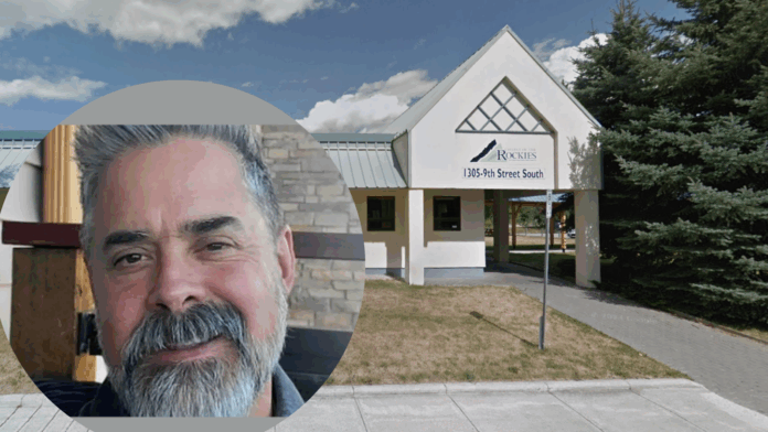 Photo of Scott Fortier and Golden College of the Rockies Campus.