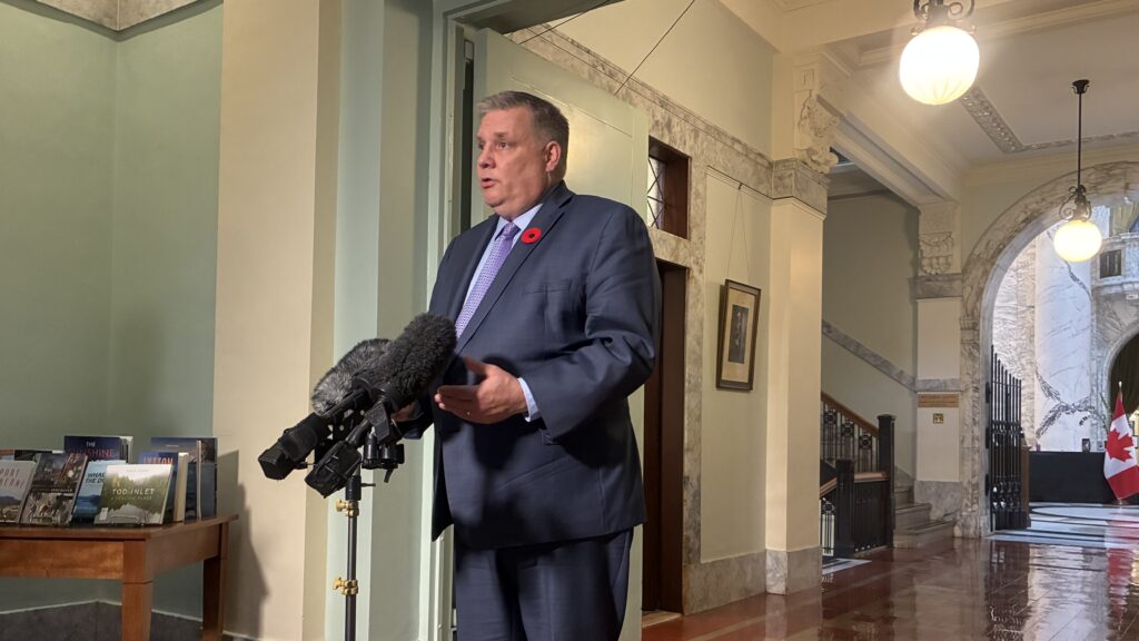 MLA Peter Milobar at the legislature